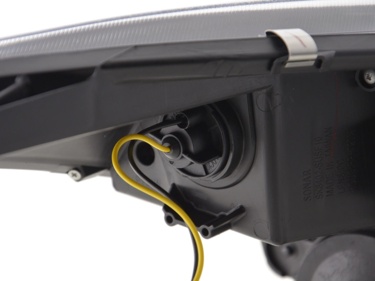 Scheinwerfer Set Daylight LED TFL-Optik Suzuki Swift Bj. 10-13 chrom