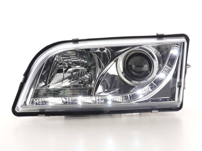 Scheinwerfer Set Daylight LED TFL-Optik Volvo S40/V40 Typ V Bj. 96-04 chrom