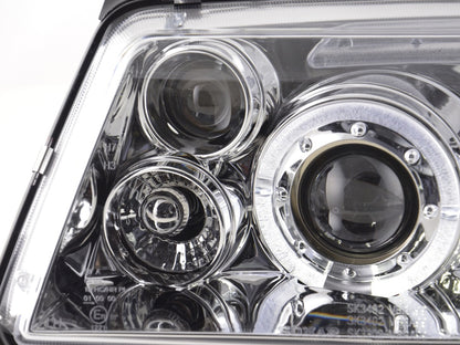 Scheinwerfer Set VW Bora Typ 1J Bj. 98-05 chrom für Rechtslenker