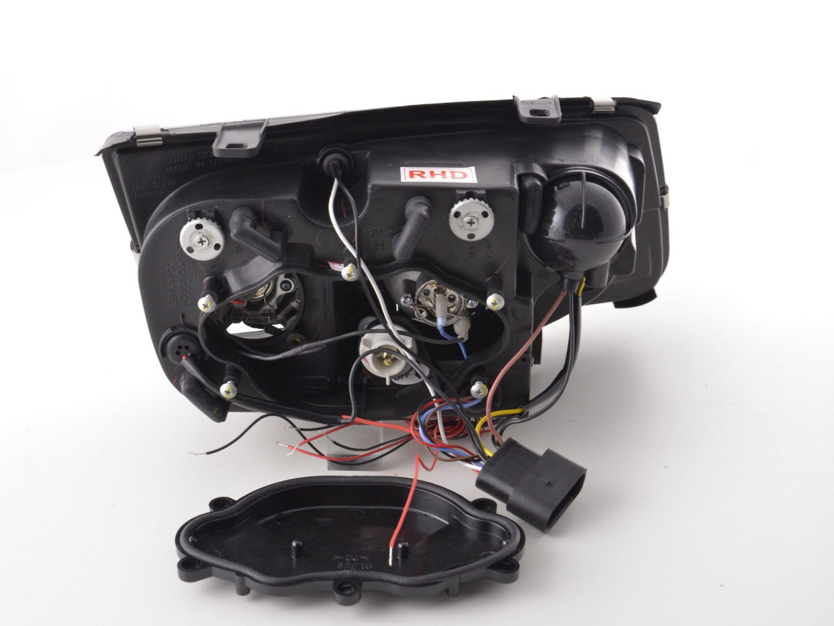 Scheinwerfer Set VW Bora Typ 1J Bj. 98-05 chrom für Rechtslenker