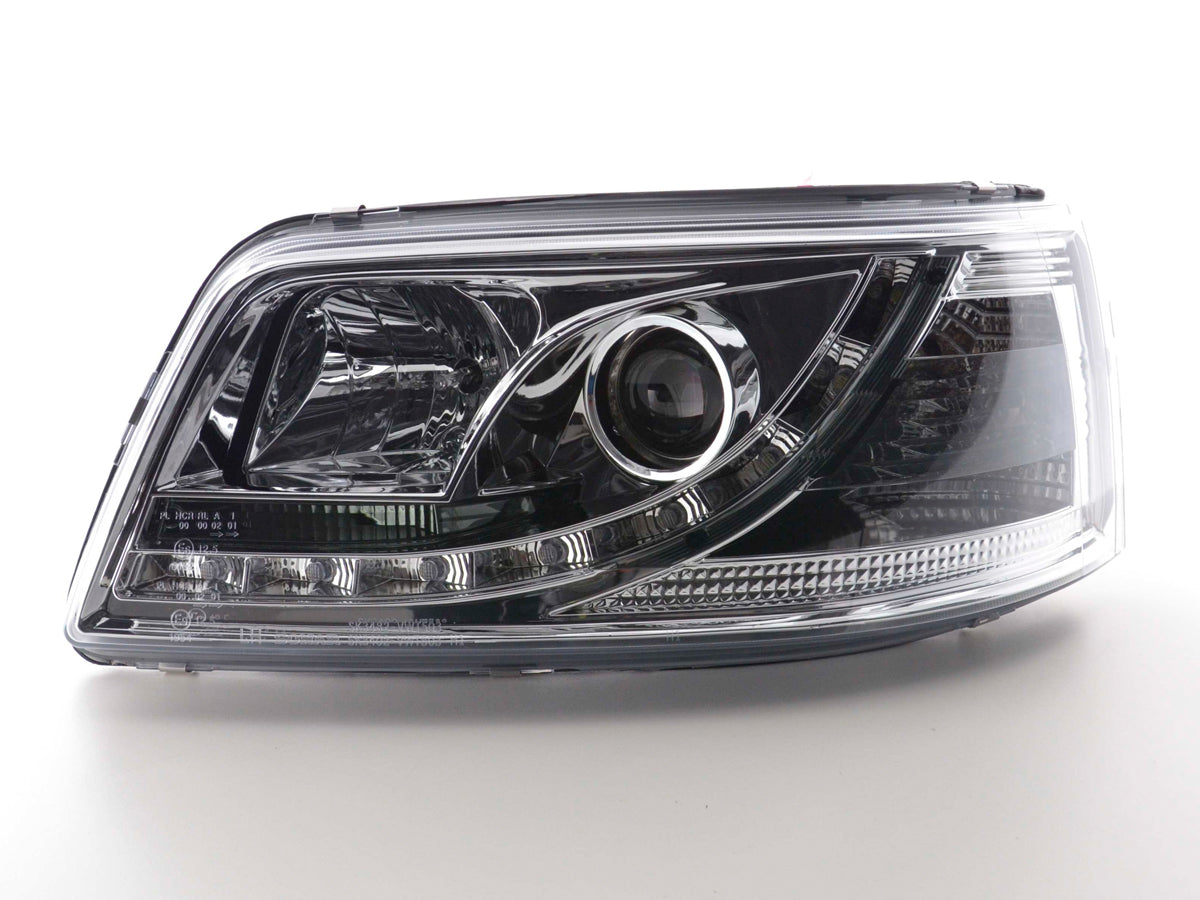 Scheinwerfer Set Daylight LED Tagfahrlicht VW Bus T5  03-09 chrom