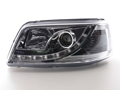 Scheinwerfer Set Daylight LED Tagfahrlicht VW Bus T5  03-09 chrom