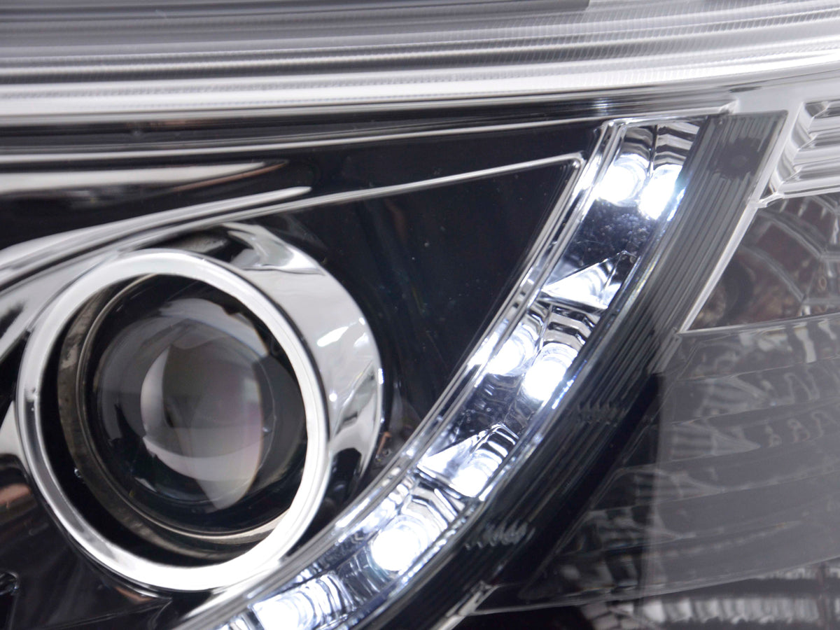 Scheinwerfer Set Daylight LED Tagfahrlicht VW Bus T5  03-09 chrom