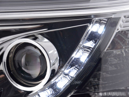 Scheinwerfer Set Daylight LED Tagfahrlicht VW Bus T5  03-09 chrom