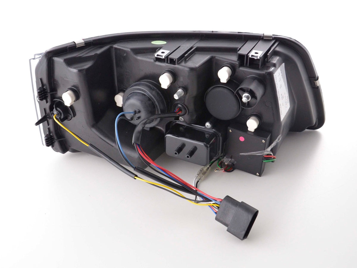 Scheinwerfer Set Daylight LED Tagfahrlicht VW Bus T5 Bj. 03-09 schwarz