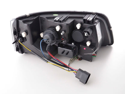 Scheinwerfer Set Daylight LED Tagfahrlicht VW Bus T5 Bj. 03-09 schwarz