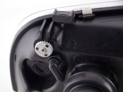 Scheinwerfer Set Daylight LED Tagfahrlicht VW Golf 3 Bj. 91-97 chrom