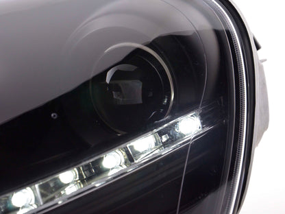 Tagfahrlicht Scheinwerfer Daylight VW Golf 5 Bj. 03-08 schwarz