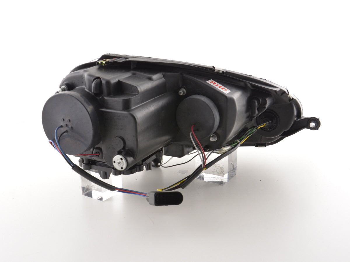 Scheinwerfer Set Daylight LED TFL-Optik VW Golf 5 Typ 1K Bj. 03-08 chrom für Rechtslenker