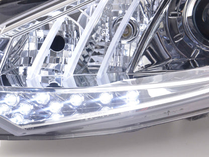 Scheinwerfer Set Daylight LED TFL-Optik VW Golf 6 Bj. 08- chrom
