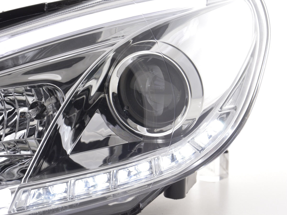 Scheinwerfer Set Daylight LED Tagfahrlicht VW Golf 6 Bj. 08-12 chrom