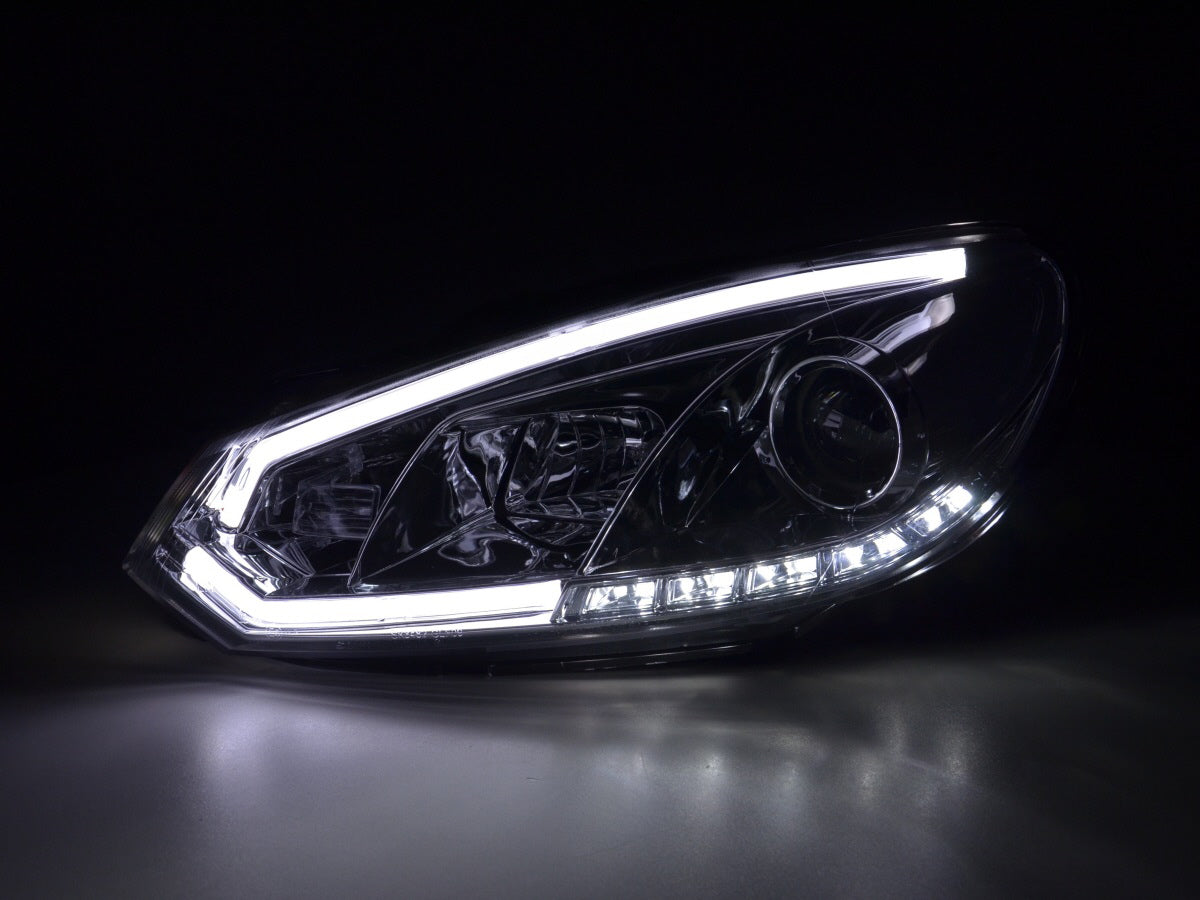 Scheinwerfer Set Daylight LED Tagfahrlicht VW Golf 6 Bj. 08-12 chrom