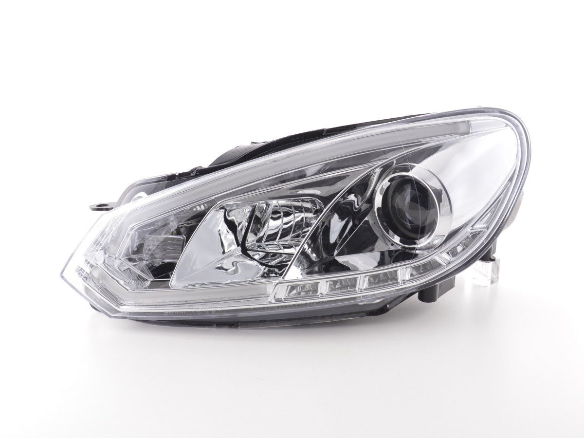 Scheinwerfer Set Daylight LED Tagfahrlicht VW Golf 6 Bj. 08-12 chrom