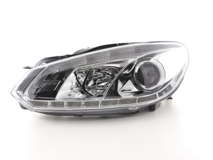 Scheinwerfer Set Daylight LED Tagfahrlicht VW Golf 6 Typ 1K Bj. 08- chrom für Rechtslenker