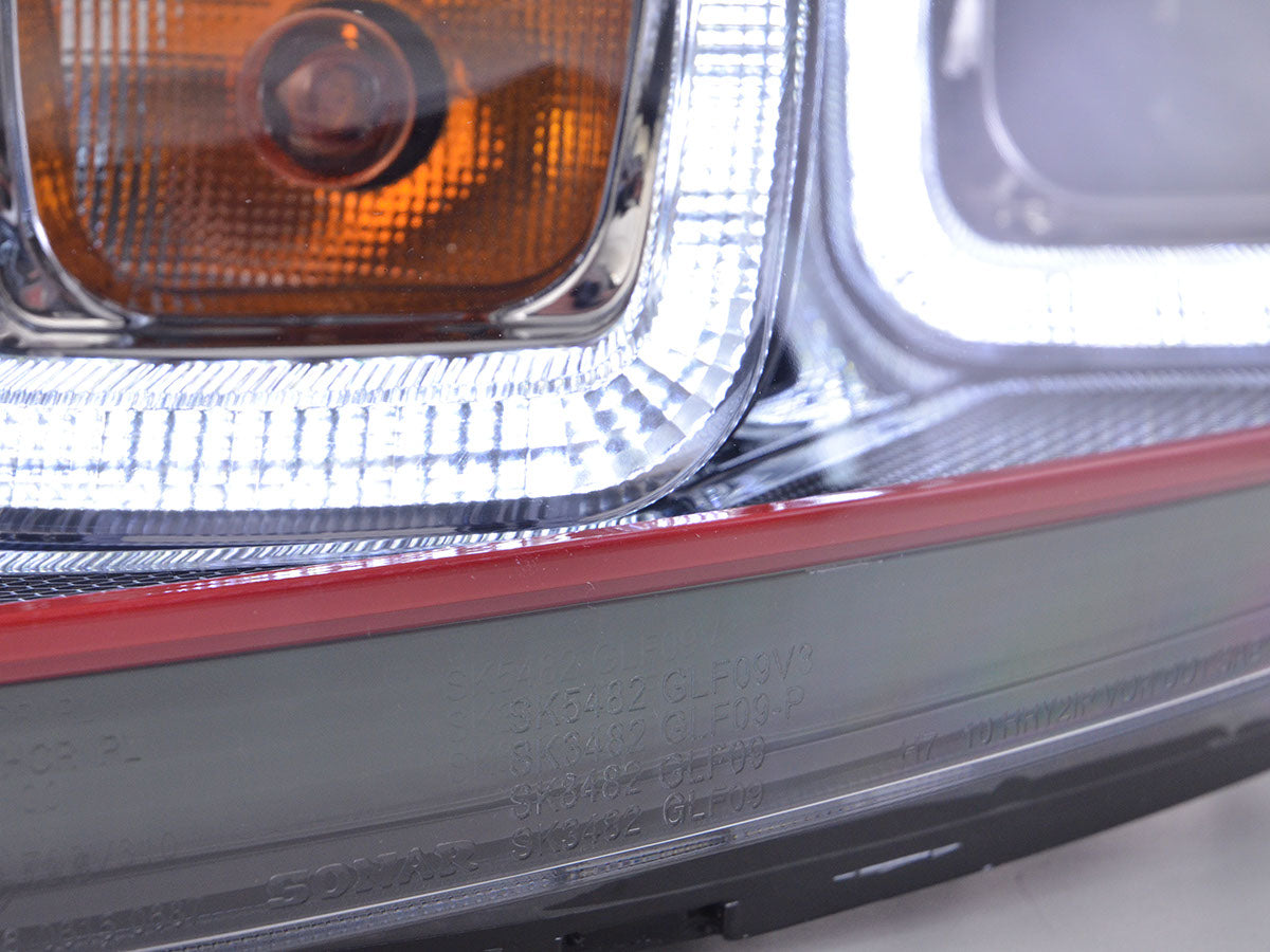 Scheinwerfer Set Daylight LED Tagfahrlicht VW Golf 6  08-12 schwarz