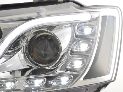 Scheinwerfer Set Daylight LED Tagfahrlicht VW Jetta 6 Bj. ab 2011 chrom