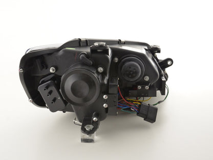 Scheinwerfer Set Daylight LED Tagfahrlicht VW Jetta 6 Bj. ab 2011 schwarz