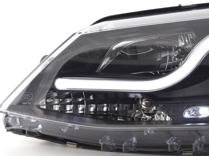 Scheinwerfer Set Daylight LED Tagfahrlicht VW Jetta 6 Bj. 11- schwarz