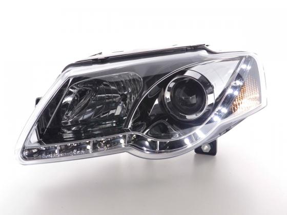 Scheinwerfer Set Daylight LED TFL-Optik VW Passat Typ 3C Bj. 05- chrom