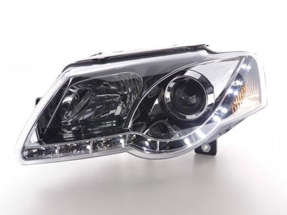Scheinwerfer Set Daylight LED TFL-Optik VW Passat Typ 3C Bj. 05- chrom