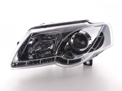 Scheinwerfer Set Daylight LED TFL-Optik VW Passat Typ 3C Bj. 05- chrom