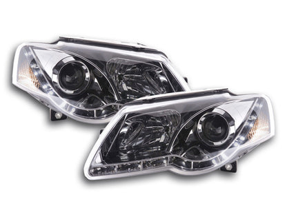 Scheinwerfer Set Daylight LED TFL-Optik VW Passat Typ 3C Bj. 05- chrom