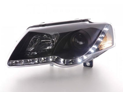 Scheinwerfer Set Daylight LED TFL-Optik VW Passat Typ 3C Bj. 05- schwarz