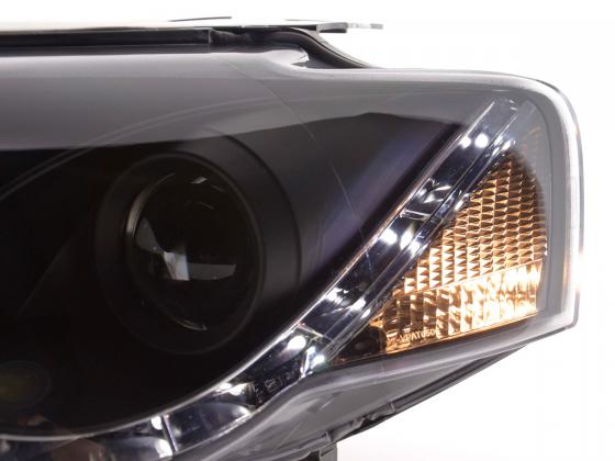 Scheinwerfer Set Daylight LED TFL-Optik VW Passat Typ 3C Bj. 05- schwarz