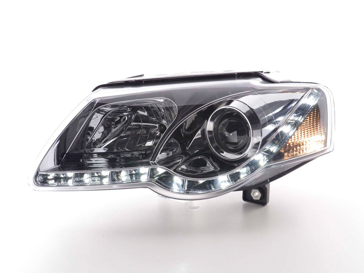 Scheinwerfer Set Daylight LED Tagfahrlicht VW Passat B6 3C chrom