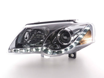 Scheinwerfer Set Daylight LED Tagfahrlicht VW Passat Typ 3C Bj. 05-10 chrom