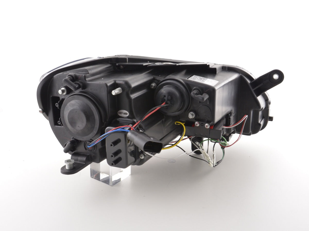 Scheinwerfer Set Daylight LED TFL-Optik VW Passat B7 3C Bj. 10- schwarz