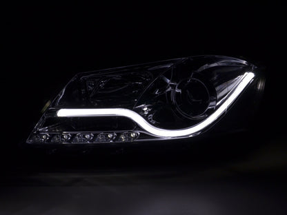 Scheinwerfer Set Daylight LED TFL-Optik VW Passat B7 3C Bj. 10- chrom