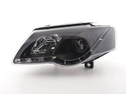 Scheinwerfer Set Daylight LED TFL-Optik VW Passat Typ 3C Bj. 05- schwarz für Rechtslenker