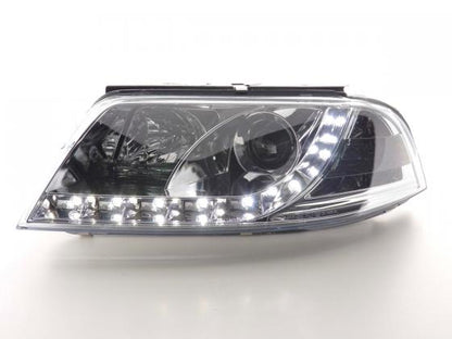 Scheinwerfer Set Daylight LED TFL-Optik VW Passat Typ 3BG  00-05 chrom
