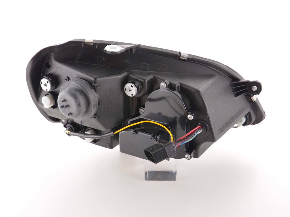 Scheinwerfer Set Daylight LED TFL-Optik VW Polo Typ 9N3  05-09 chrom