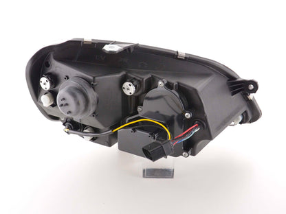 Scheinwerfer Set Daylight LED TFL-Optik VW Polo Typ 9N3  05-09 chrom