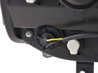 Scheinwerfer Set Daylight LED TFL-Optik VW Polo Typ 9N3 Bj. 05-09 schwarz für Rechtslenker