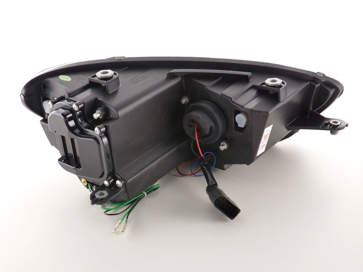 Scheinwerfer Set Daylight LED TFL-Optik VW Scirocco 3 Typ 13 Bj. 08- schwarz