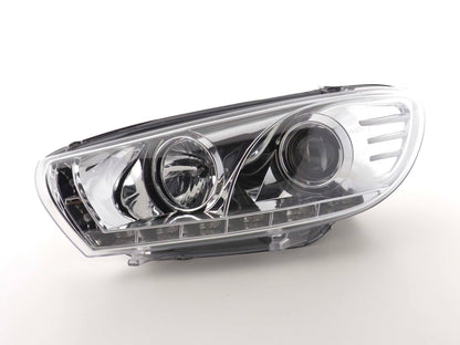 Scheinwerfer Set Daylight LED Tagfahrlicht VW Scirocco 3 Typ 13 chrom
