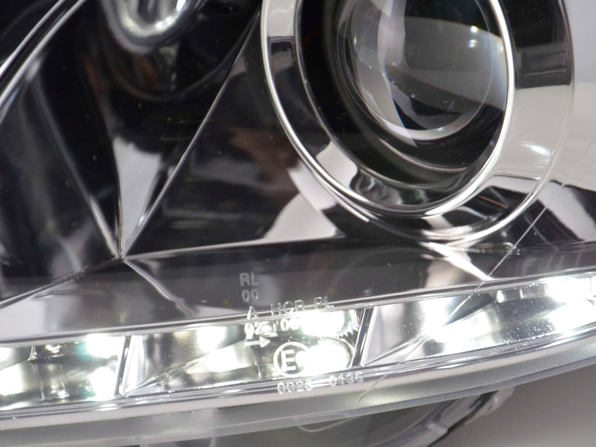 Scheinwerfer Set Daylight LED Tagfahrlicht VW Scirocco 3 Typ 13 chrom