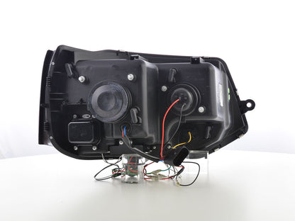 Scheinwerfer Set Daylight LED Tagfahrlicht VW Bus T5 Bj. ab 2009 schwarz