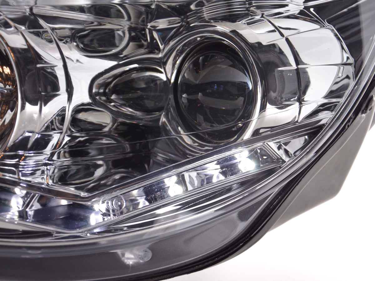 Scheinwerfer Set Daylight LED TFL-Optik VW Tiguan Bj. 07-11 chrom