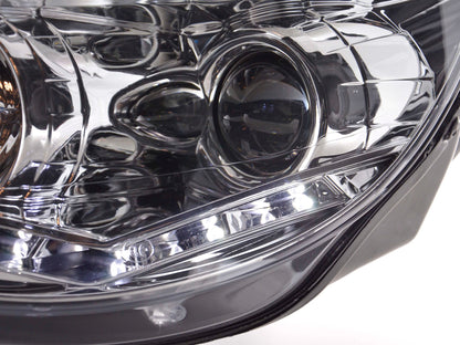 Scheinwerfer Set Daylight LED TFL-Optik VW Tiguan Bj. 07-11 chrom