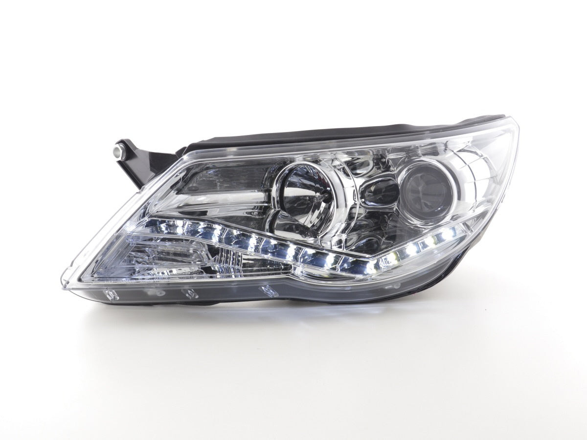 Scheinwerfer gebraucht Daylight VW Tiguan Bj. 07-11 chrom