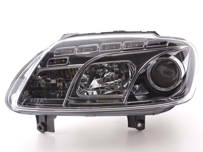 Scheinwerfer Set Daylight LED TFL-Optik VW Touran Typ 1T / VW Caddy Typ 2K Bj. 03- chrom