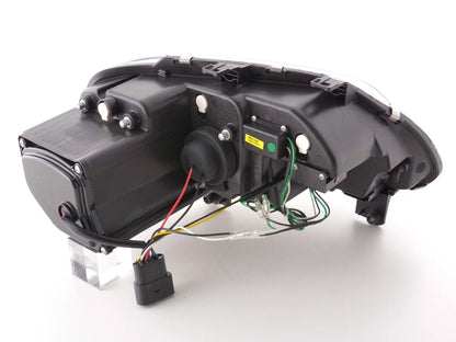 Scheinwerfer Set Daylight LED TFL-Optik VW Touran Typ 1T / VW Caddy Typ 2K Bj. 03- chrom