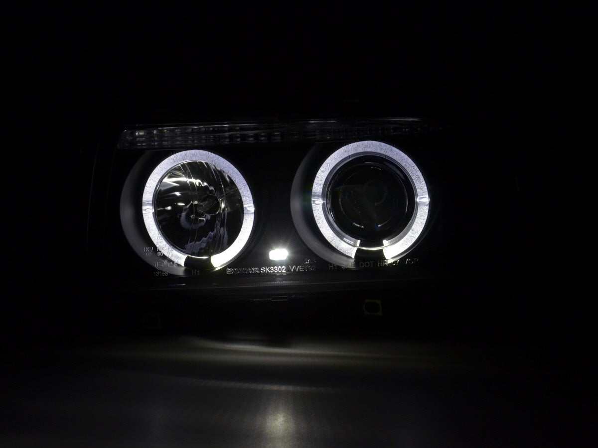 Scheinwerfer Set VW Vento Bj. 92-98 schwarz