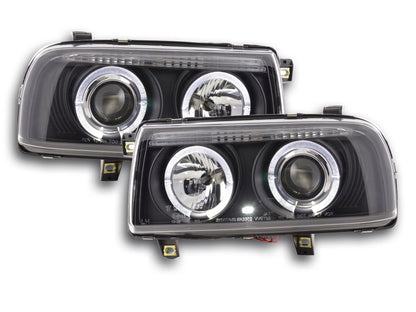 Scheinwerfer Set VW Vento Bj. 92-98 schwarz