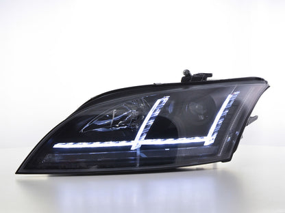 Scheinwerfer Set Xenon Daylight LED Tagfahrlicht Audi TT 8J Bj. 06-10 schwarz