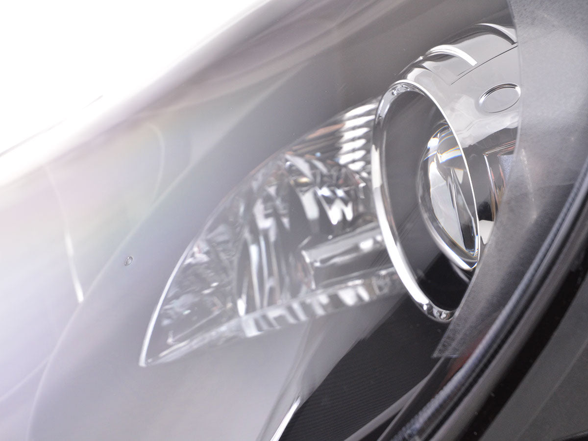 Scheinwerfer Set Xenon Daylight LED TFL-Optik Porsche Cayenne  03-07 schwarz